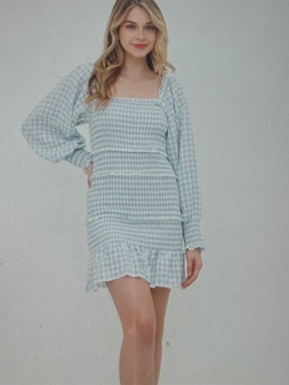 NWT DOLLY JOLLY SQUARE NECK DRESS small, medium, large